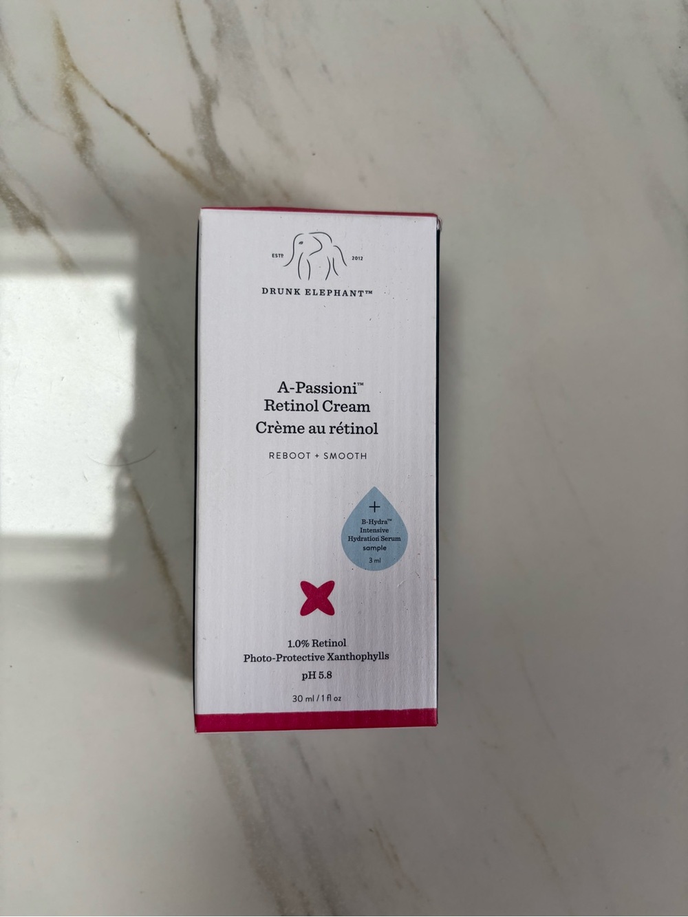 Drunk Elephant A-Passioni Retinol Cream - White and Pink Accents